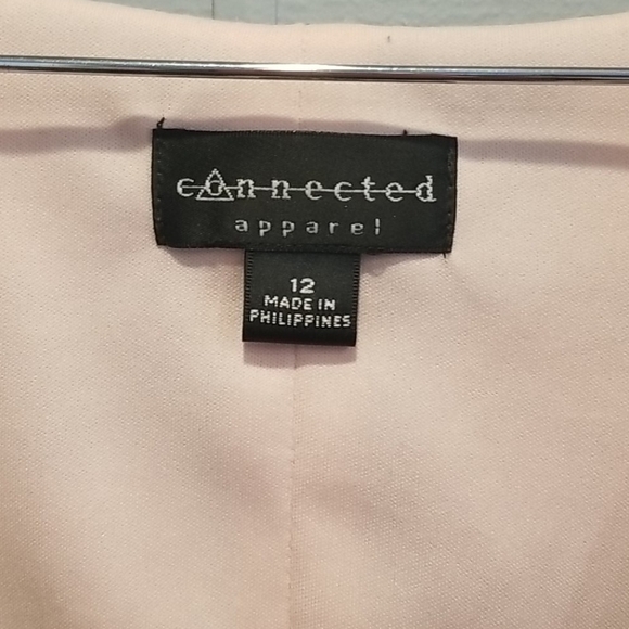 Connect floral dress with drape neckline Sz 12 - Picture 5 of 8